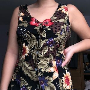 floral maxi dress